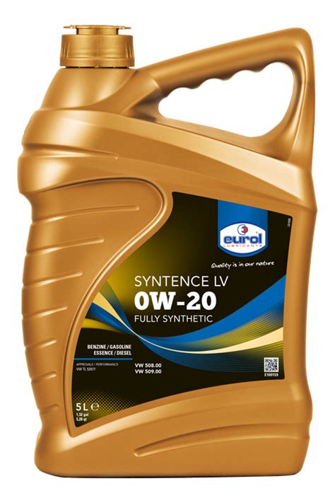 eurol syntence lv 0w-20|Eurol Syntence LV Fully Synthetic 0W20 Motor Oil 1L.